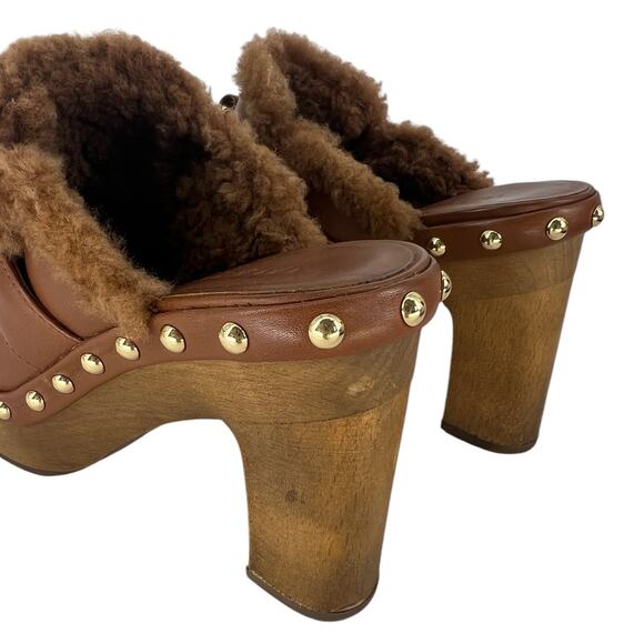 Ulla Johnson Vera Tassel Clogs in Brown - Picture 11 of 16